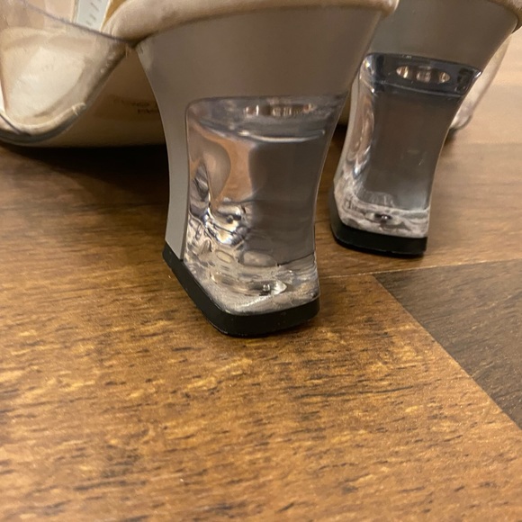 CatWalk Clear Mule Heels - Picture 5 of 6